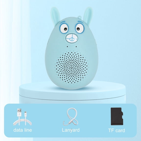 Giunmcul up to 65% Off New Creative Mini Children's Bluetooth Speaker Wireless Card Insertion Mini Audio Story Early Childhood Education Machine