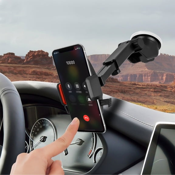 Giunmcul up to 65% Off Phone Mount for Center Console & Windshield Cell Phone Car Hands Phone Mount for Smartphone Cell Phone Automobile Cradles