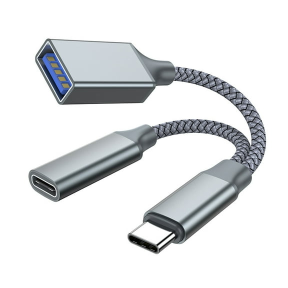 Giunmcul up to 65% Off USB C-type OTG Hub for Mobile Phone 2-in-1 C-type To USB 3.0 Adapter, PD Charger with Laptop and Table