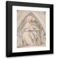 thumbnail image 1 of Giuseppe Cesari 19x24 Black Modern Framed Museum Art Print Titled - St Gregory Seated (1567 - 1639), 1 of 5