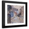 thumbnail image 1 of Giuseppe Cominetti 12x14 Black Modern Framed Museum Art Print Titled - Montmartre, 1 of 5