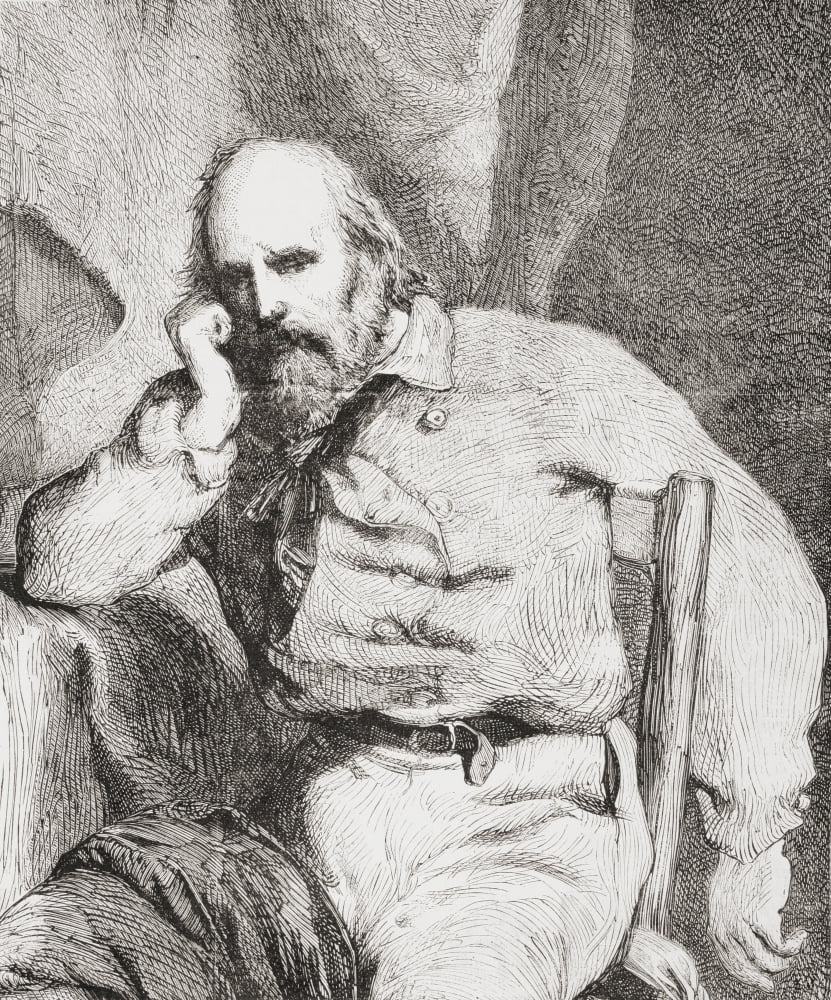 Giuseppe Garibaldi 1807 Canvas Art - Ken Welsh Design Pics (28 x 34)