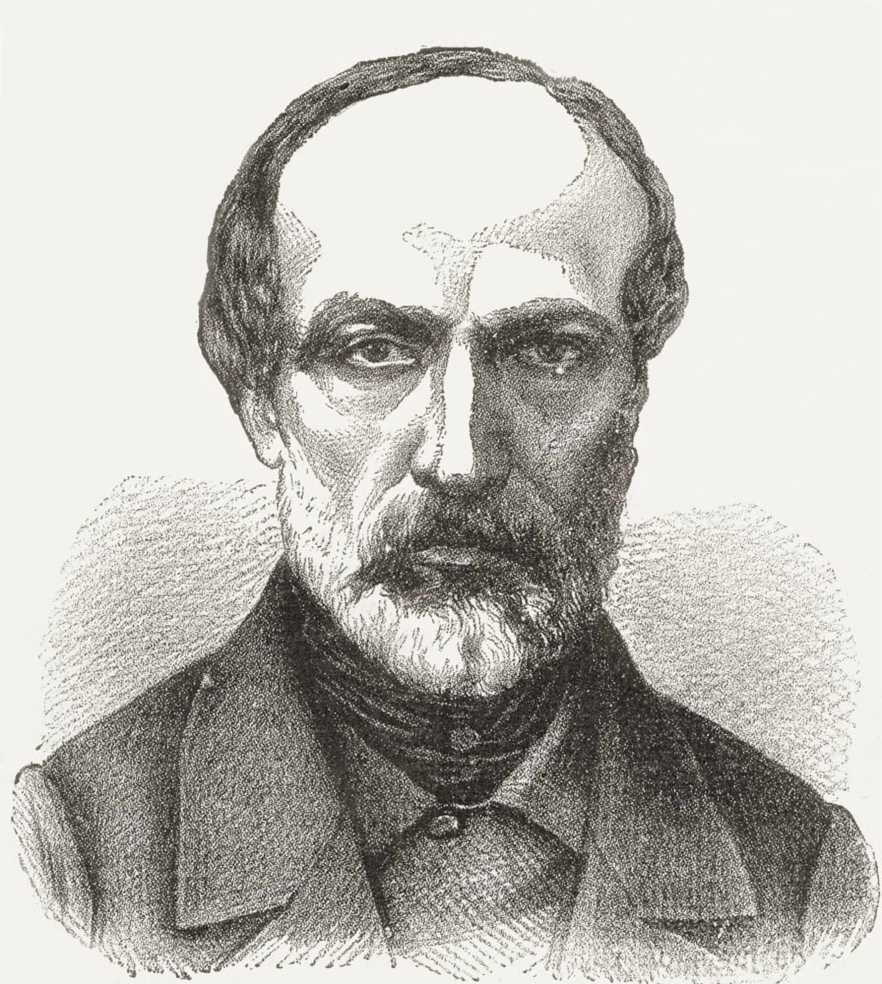 Giuseppe Mazzini 1805 Canvas Art - Ken Welsh Design Pics (13 x 15)