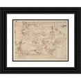 thumbnail image 1 of Giuseppe Passeri 24x19 Black Ornate Framed Double Matted Museum Art Print Titled: Figure Waving to Departing Ship, 1 of 5