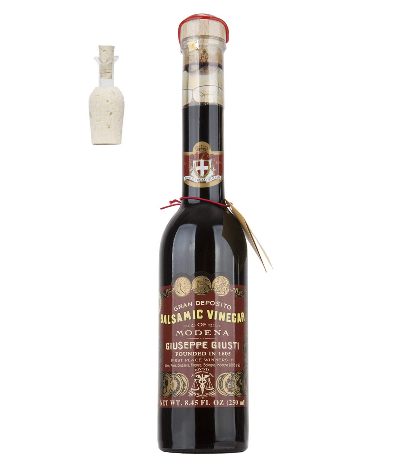 Giuseppe Riccardo Balsamic Vinegar, Product of Italy Aged 12 Years