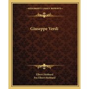Giuseppe Verdi Paperback