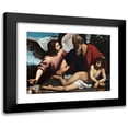 thumbnail image 1 of Giuseppe Vermiglio 14x11 Black Modern Framed Museum Art Print Titled - The Sacrifice of Isaac (C.1620), 1 of 5