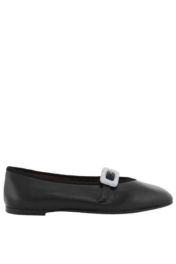 Georgia Buckle Mary Jane Ballet Flats, Brand Size 36 ( US Size 6 )
