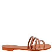 Giuseppe Zanotti Ladies Iride Crystal Flat Sandals, Brand Size 36 ( US Size 6 )