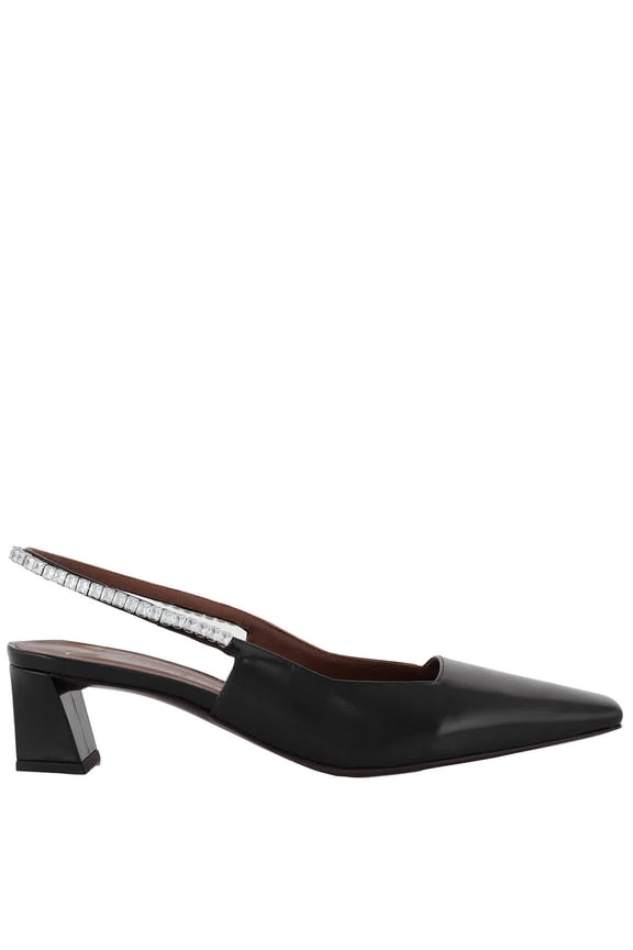 Patent Brendha Crystal Slingback Pumps, Brand Size 36 ( US Size 6 )