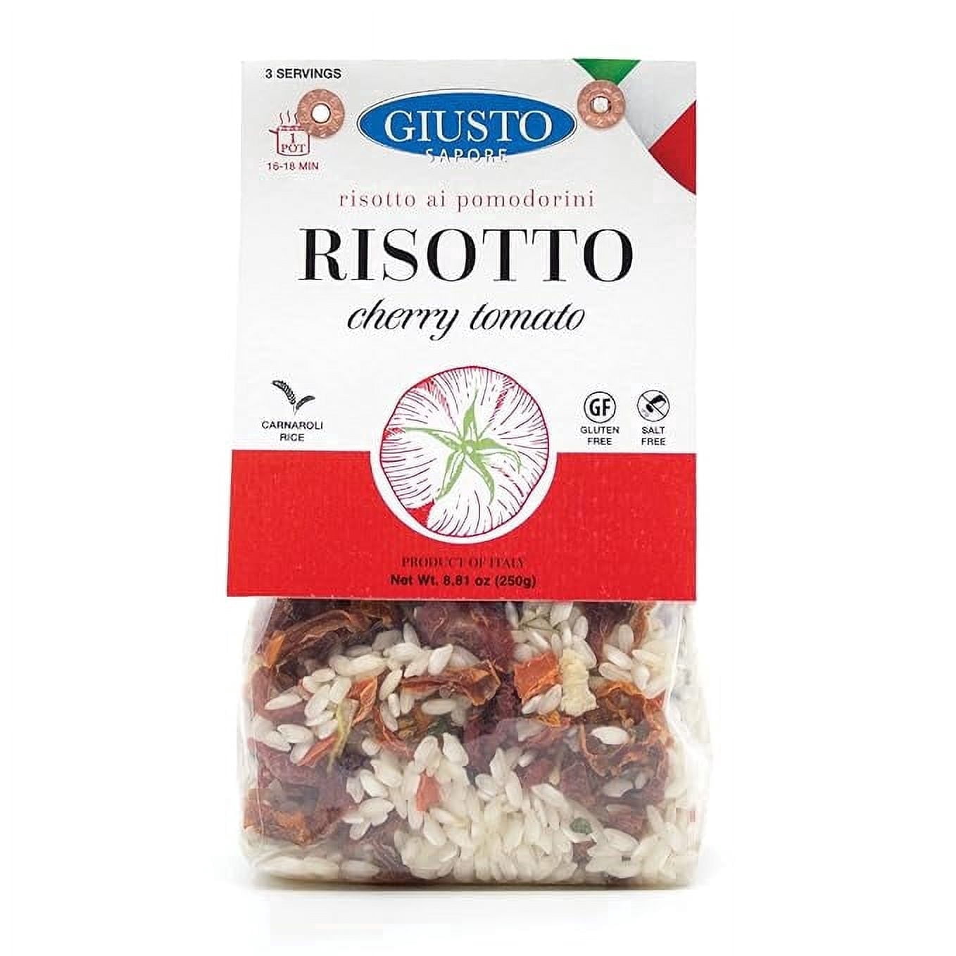 Shrimp Risotto Italian Giusto Sapore Cherry Tomato Risotto, Italian Carnaroli Rice, Gluten ...