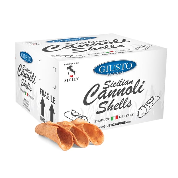 Giusto Sapore Small Sicilian Cannoli Shells | Product of Italy | 100 Count