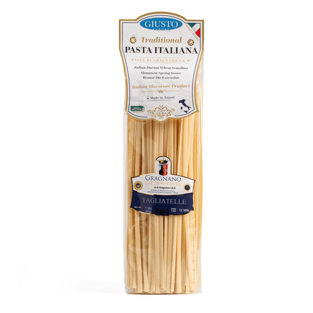 Giusto Sapore Tagliatelle Pasta Gragnano IGP, Imported Italian Artisan Dry Pasta, Rough Flat Wide Ribbons, 17.6 oz (500g) price history and forecast - Giusto Sapore