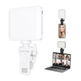 thumbnail image 1 of GivAngel 80 LED High Power Rechargeable Clip Fill Video Conference Light with Front & Back Clip, Adjusted 3 Light Modes for Phone, iPhone, Android, iPad, Laptop, for Makeup, TikTok, Selfie, Vlog, 1 of 9