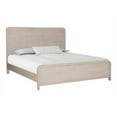 thumbnail image 1 of Giva King Size Bed, Rounded Edges, Natural Oak Beige, Solid Rubberwood, 1 of 3