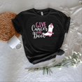 thumbnail image 1 of Give Cancer The Boot T-Shirt: Pink Ribbon Cowboy Tee TSHIRT All Size S-5XL, 1 of 5