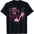 thumbnail image 1 of Give Cancer The High Heels Butterflies Breast Cancer Warrior T-Shirt, 1 of 3