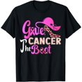 thumbnail image 1 of Give Cancer the Boot Breast Cancer Awareness T-Shirt, 1 of 4