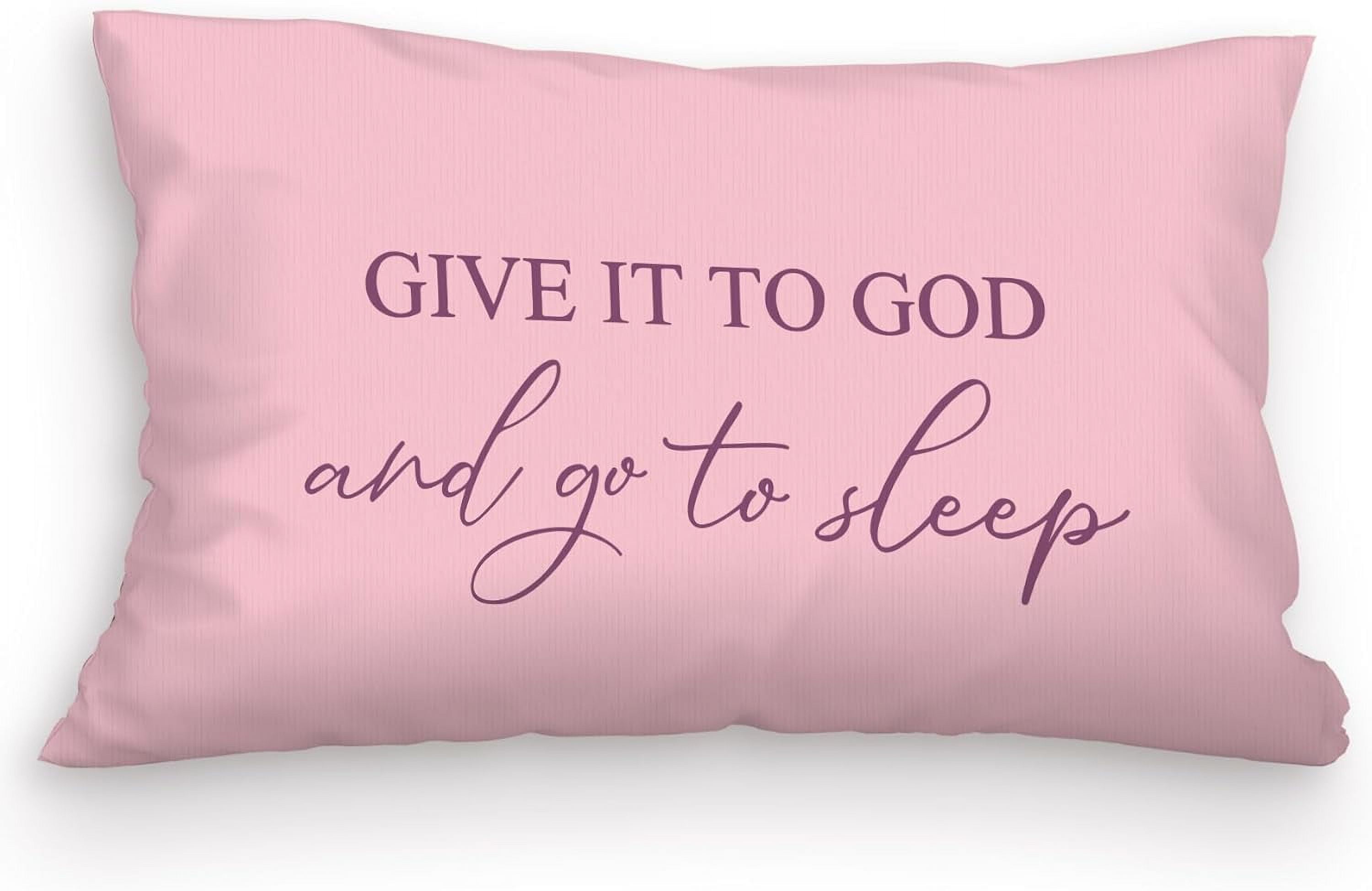 Upgrade Your 16x48 Inches 'Give it to God and Go to Sleep' (Style 2) Canvas To 20x60 Inches