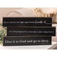 thumbnail image 1 of Give It To God Wooden Block 3 asstd. (Pack of 4), 1 of 1