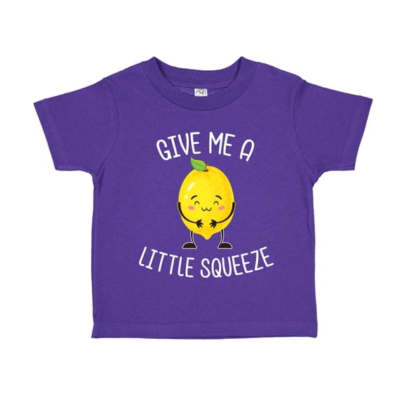 Give Me A Little Squeeze Lemon Toddler T-Shirt 3T Purple