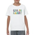 thumbnail image 1 of Give Me Candy. Groovy Style T-Shirt Juniors -Image by Shutterstock,  x-Small, 1 of 4
