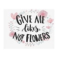 thumbnail image 1 of Give Me Likes Not Flowers Mouse Pad Gaming Mousepad 9.84"(L) x 7.87"(W), 1 of 3