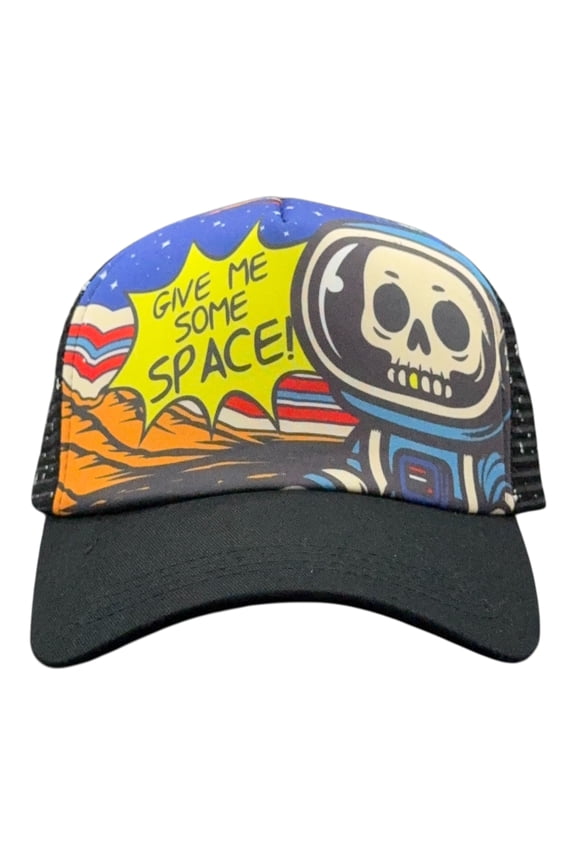Give Me Some Space Hat Funny Sarcastic Special Effect Graphic Novelty Cap