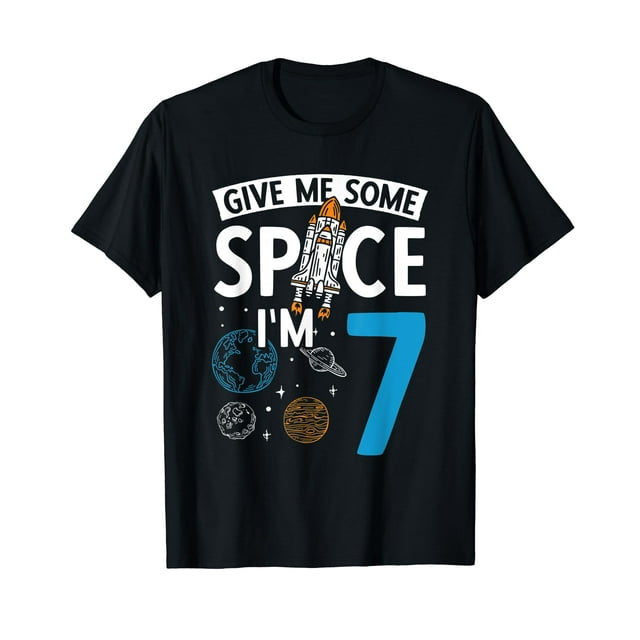 Give Me Some Space I'm 7 Science Pluto Space T-Shirt - Walmart.com