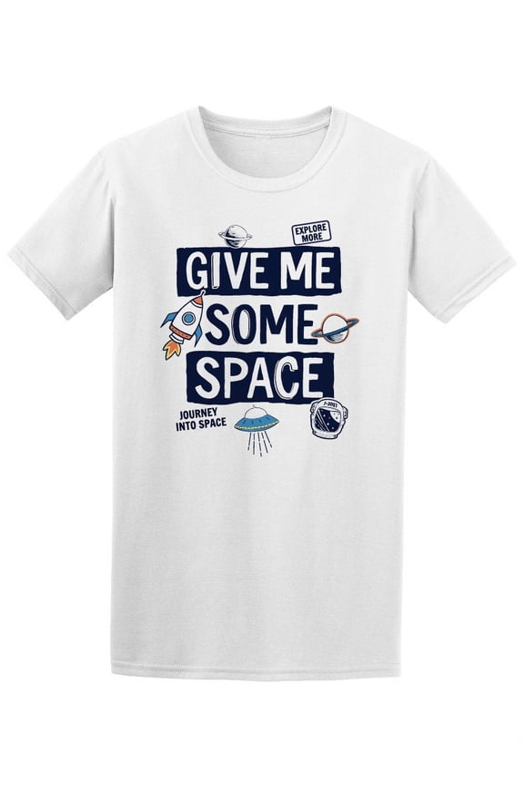 Give Me Some Space Planets T-Shirt Men -Image by Shutterstock, Male Small