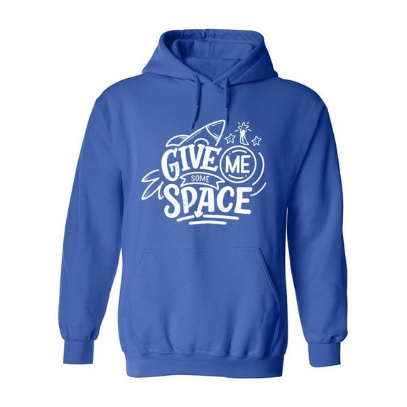 Give Me Space Graphic Hoodie Men -Image by Shutterstock, Male x-Large
