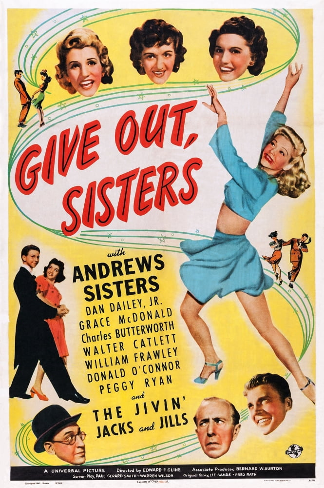 Give Out Sisters U Canvas Art -  (11 x 17)