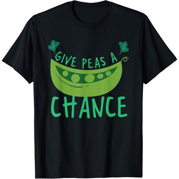 Give Peas A Chance Funny Health Food T-Shirt