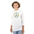 thumbnail image 1 of Give Peas A Chance Home Hobby Gardener Women Plus Size Long Sleeve Graphic Tee Brisco Brands 3X, 1 of 5