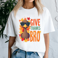 thumbnail image 1 of Give Thanks Bro Cute Turkey Toddler Thankful, Thanksgiving Shirt,Turkey Tee,Holiday Gift ,Happy Thanksgiving Tshirt,Turkey Day,Family Gobble ,Pumpkin,, 1 of 5