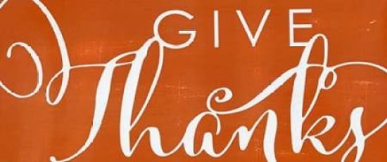 Give Thanks Canvas Art - Alli Rogosich (24 x 48)