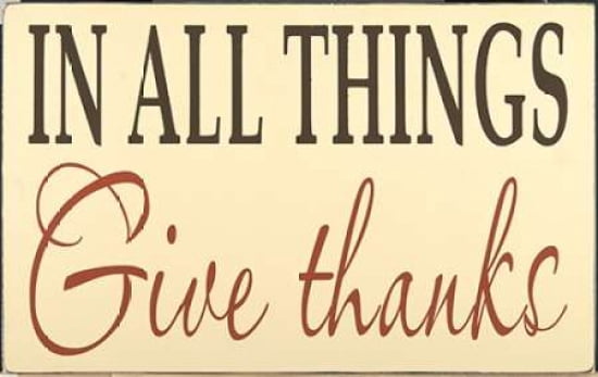 Give Thanks Canvas Art - Erin Deranja (24 x 36)