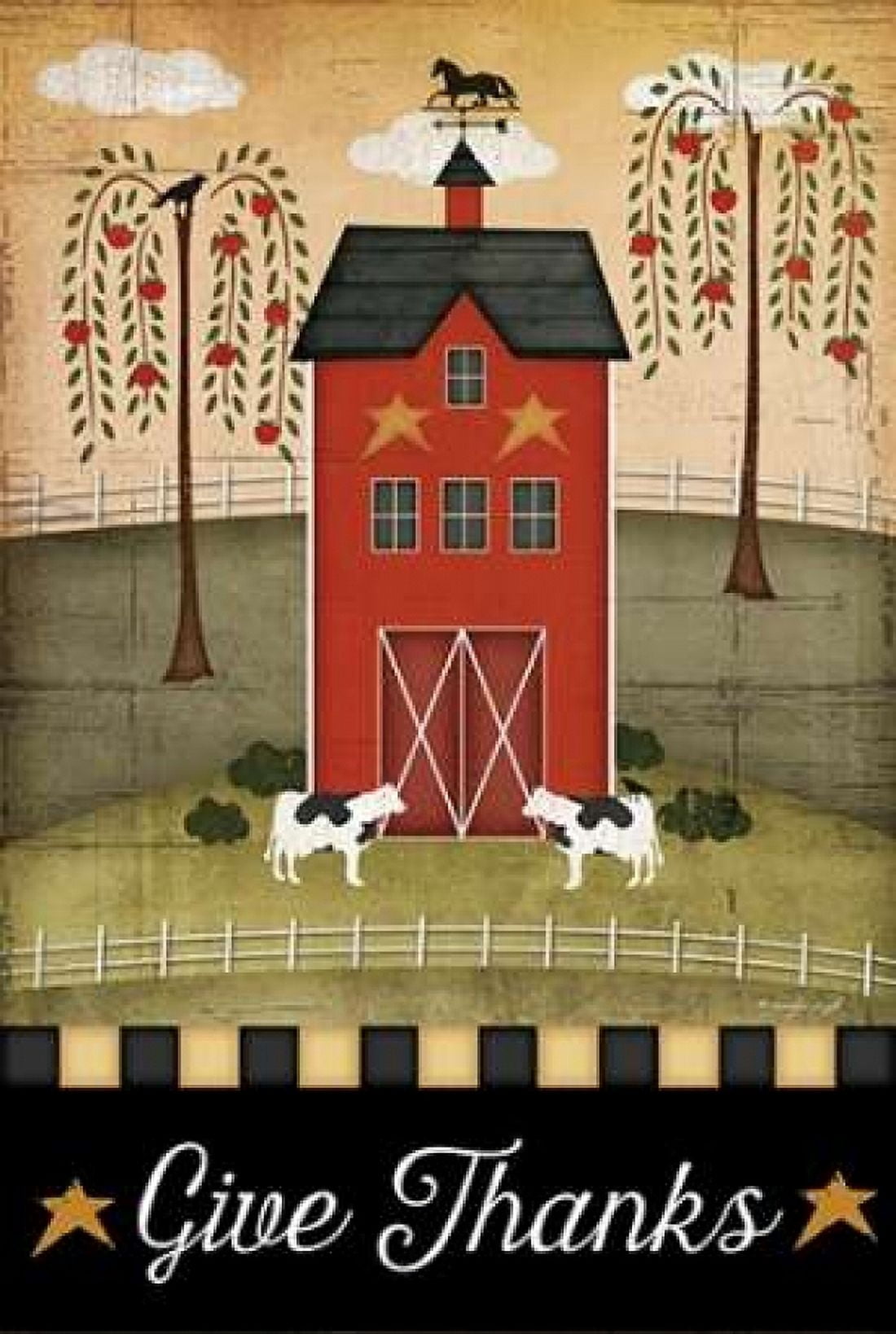 Give Thanks Canvas Art - Jennifer Pugh (12 x 18)