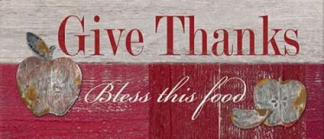 Give Thanks Canvas Art - Sam Appleman (24 x 48)