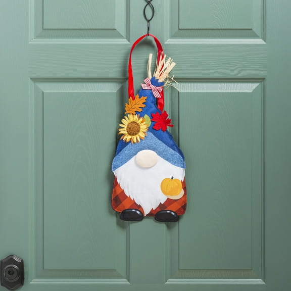 Give Thanks Fall Gnome Door Dcor