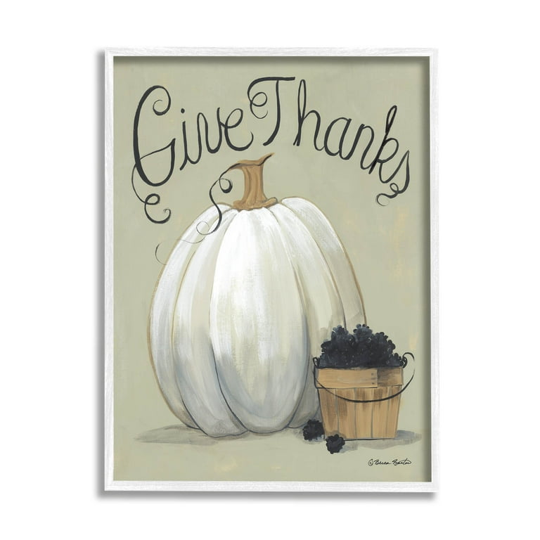 Pumpkin Harvest 1 White Framed Print Wall Art Pumpkin Harvest 1 White Framed Print Wall Art