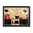 thumbnail image 1 of Give Thanks Good Food Phrase Food & Beverage Graphic Art Black Framed Art Print Wall Art, 1 of 7