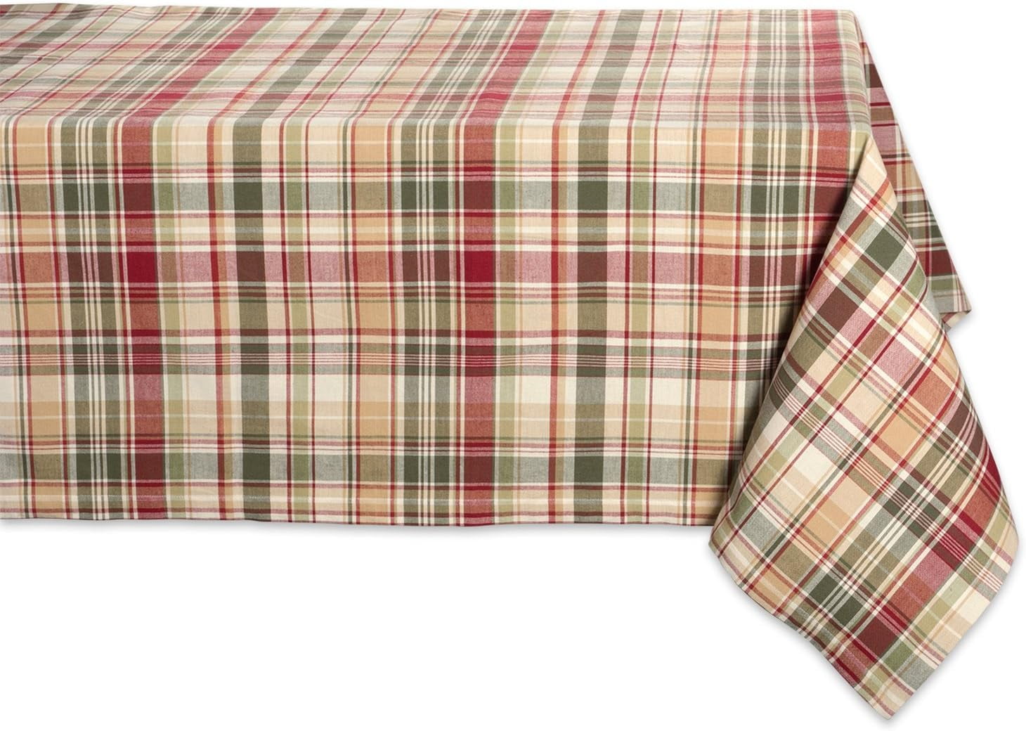 Give Thanks Plaid Fall Table Decor, Autumn & Thanksgiving Tabletop Linens, 60x120 Rectangle Tablecloth - Walmart.com