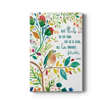 Give Thanks Premium Gallery Wrapped Canvas - Ready to Hang - 8 x 12