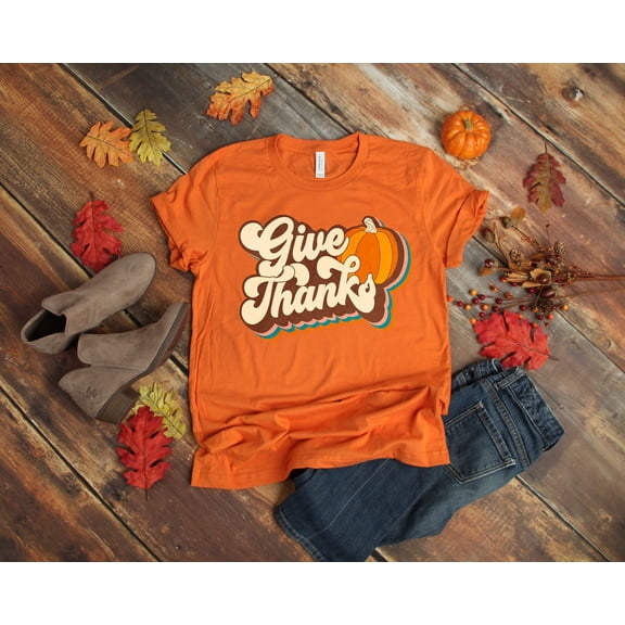 Give Thanks Shirt, Thankful Shirt, Thanksgiving Shirt, Thanksgiving Gift, Family Thanksgiving Shirt, Fall Shirt