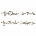 thumbnail image 1 of Give Thanks Sign Unfinished Wood Cutout Home Decor DIY Option 1- 20" Wide / 1/8", 1 of 3