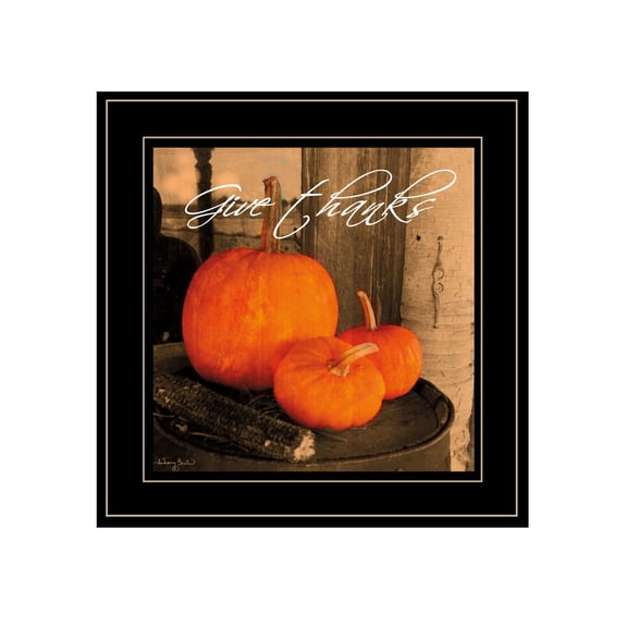 TrendyDecor4U Give Thanks By Anthony Smith Framed Print ANT109-704G
