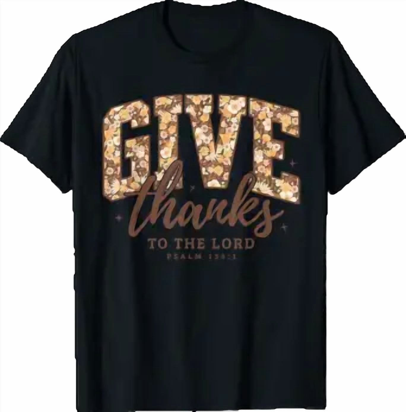 Scripture Purses Give Thanks to The Lord Bible Verse Christian Thanksgiving T-Shirt ...