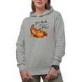 thumbnail image 1 of Give Thanks to the Lord for He is Good, His Love Endures Forever Psalm 136 Art Merch Gift, Heather Grey Hooded Sweatshirt or Hoodie, 3XL, 1 of 5