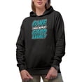thumbnail image 1 of Give This World Good Energy, Black Hooded Sweatshirt or Hoodie, 3XL, 1 of 5